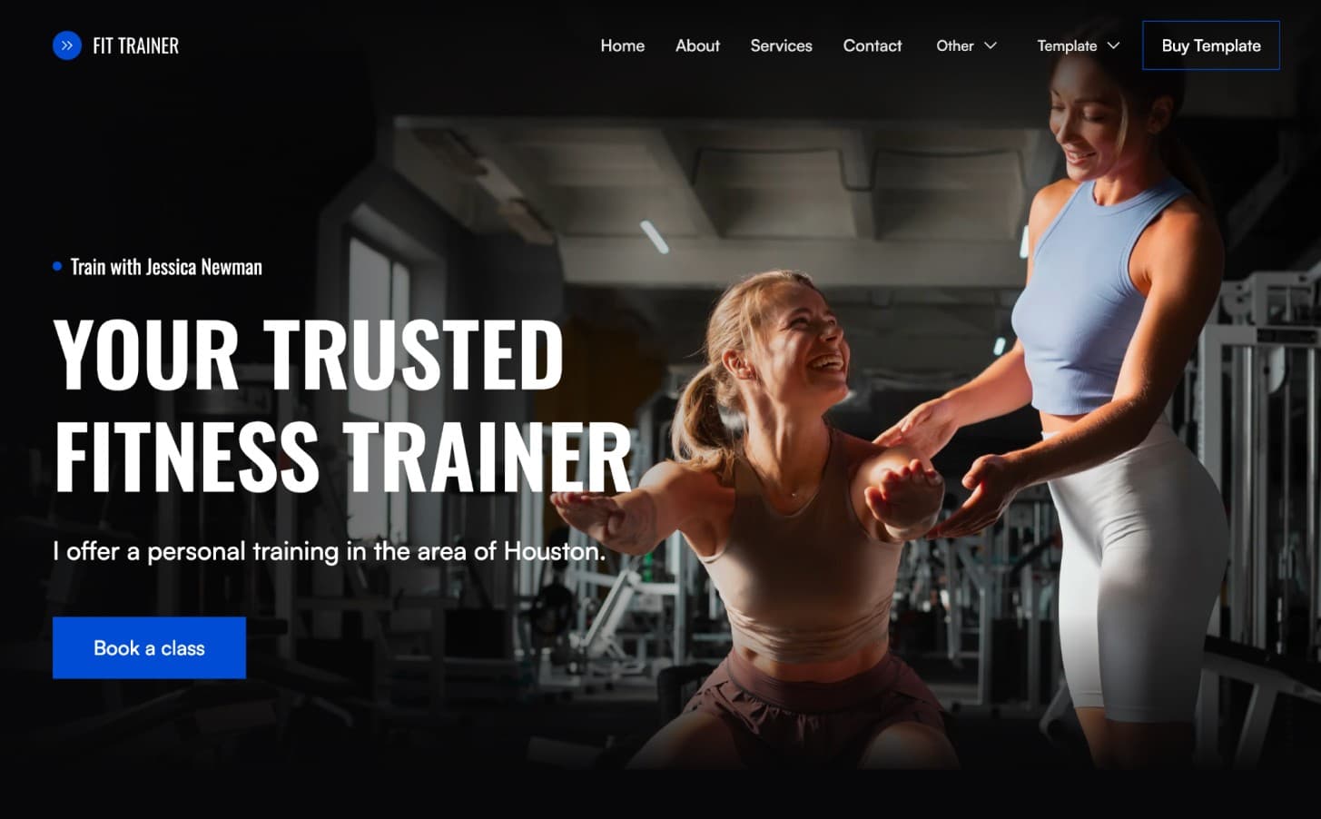 Coaching personal brand website